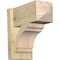 Ekena Millwork Olympic Craftsman Rough Sawn Outlooker, Douglas Fir, 8"W x 16"D x 16"H OUT08X16X16OLY04RDF - alternate 1